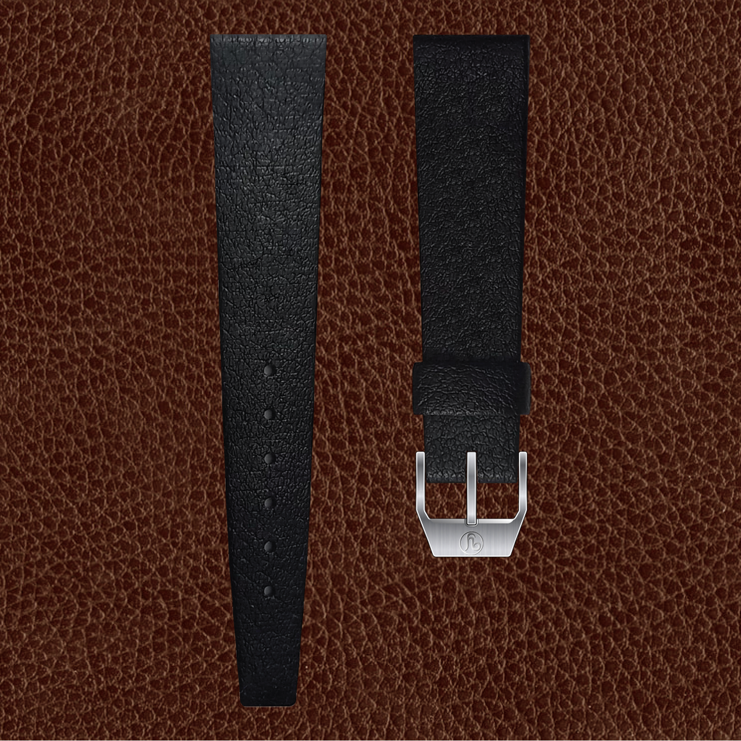 Vintage Grained Leather Strap